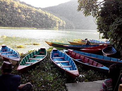 My First International Trip - Nepal Travel Experience 86 Pehwa Lake, Pokhra Nepal